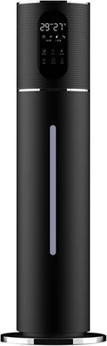Floor-Standing Air Humidifier for Home Living Room and Bedroom with Water Pump Smart WiFi Humidifier Large Capacity Large Mist Volume UV Purification Atomizer(Black)