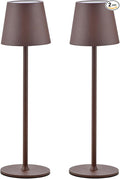 BGFHome Cordless Table Lamp LED Desk lamp,5000mAh Rechargeable Touch Night Light Wireless Minimalist Design for/Restaurant/Bedroom/Bars/Outdoor Party/Camping/Coffee Shop 2Pack