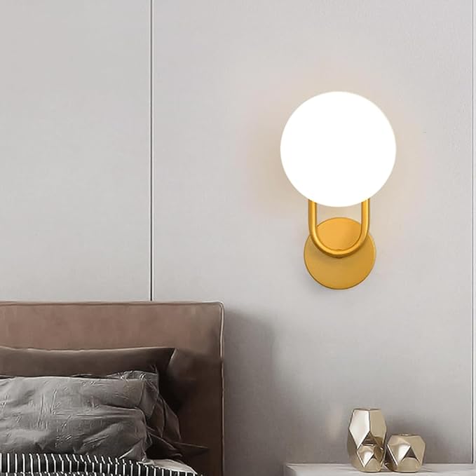 Minimalism Wall Lamp Modern Minimalism Bedroom Study Living Room Backdrop Decorative Lamp Creative Hotel Stairway Corridor Light Atmosphere Lighting