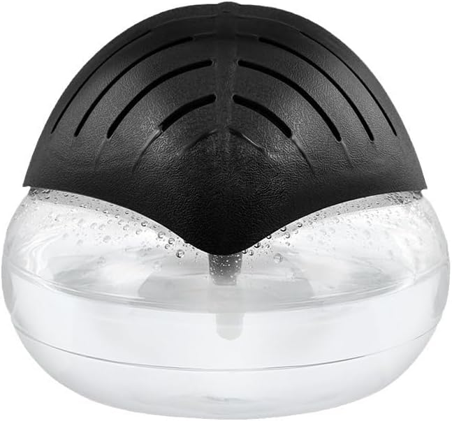 Water Air Purifier, Humidifier & Aromatherapy Diffuser in One, Essential Oil Diffuser for Home, Fresh Air Machine (Black) - 1000ML