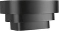 Progress Lighting 1-Light Louvered Wall Sconce Light Fixture, 7 in. Tall, Black, P7103-31