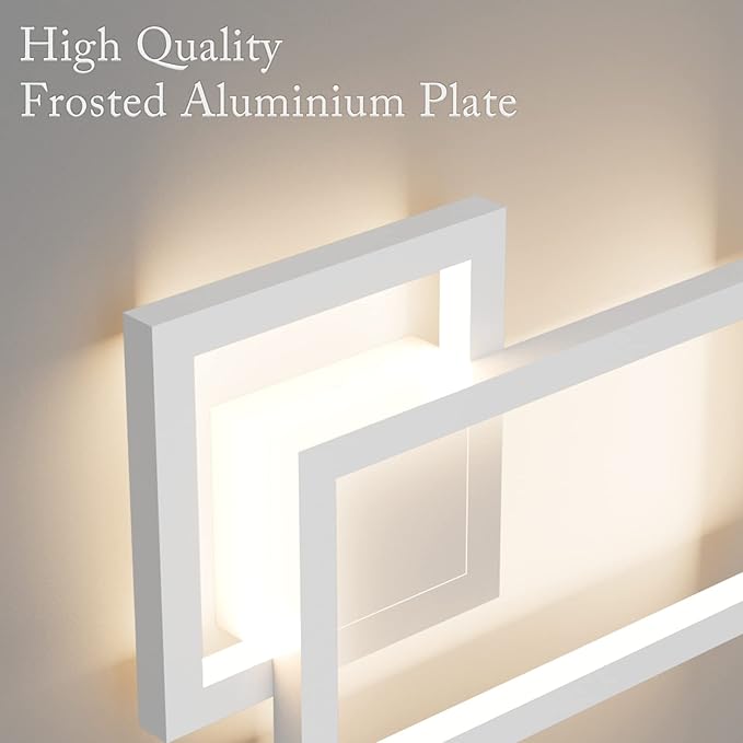 Ralbay Modern Indoor Wall Sconce Aluminum Up and Down 20W LED Modern Wall Sconce for Indoor Living Room Bedroom Hallway (Natural White Light, 4000K)