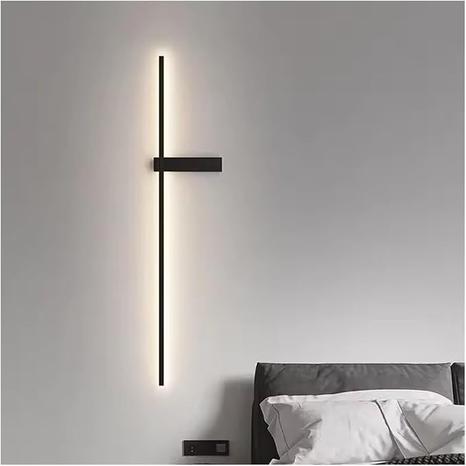 LED Wall Lamp Modern Minimalist Strip Wall Decor Lights Lighting for Bedroom Bedside Living Room TV Sofa Lobby Background Decor,for The Living Room