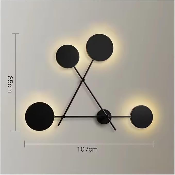 LED Wall Lamp Living Room Decoration Minimal Lamp Interior Wall Light Fixture Bedroom Wall Decoration Indoor Lighting for Home,Natural Style