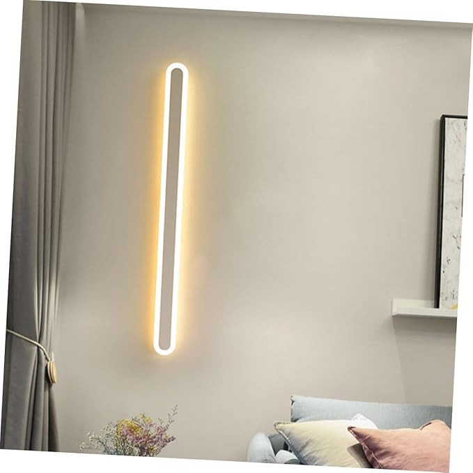 Minimalist Warm Night Light LED Bedside Wall Lamp for Bedroom and Living Room Energy Saving Iron Frame Wall Light Fixture for Cozy Home Decoration