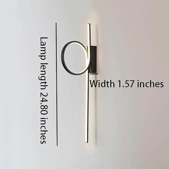 Minimalist Art Line Wall Light LED Modern Minimalist Background Decoration Fixture for Bedroom Study Hallway Corridor Stylish Atmosphere Lighting ﻿ ﻿