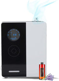 Waterless Essential Oil Diffuser, Smart Scent Machine for Commercial Use, 17657 Cu Ft Coverage, WiFi Bluetooth Oil Diffuser, 6.76 Oz, App Controlled Silent HVAC Aroma for Office(Black)