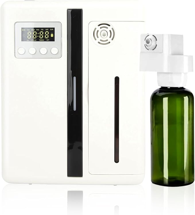 Scent Diffuser, Bluetooth Aromatherapy Diffuser for Home, Smart Air Scent Diffuser with Detachable Atomizing Head for Home Hotel Bar KTV (US Plug 100‑240V)