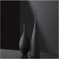 White Black Ceramic Vase Set, Modern Minimalist Ornaments Living Room Home Decor Decoration,Set 4(D+E)