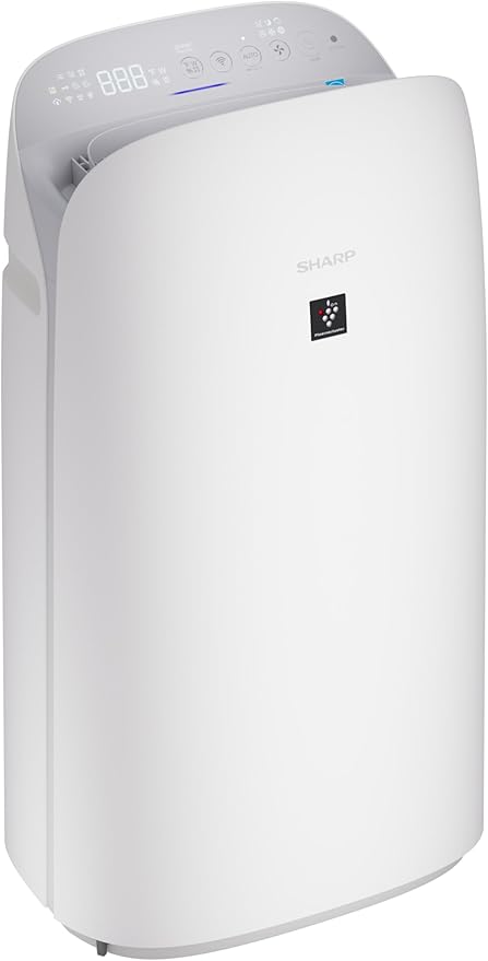 SHARP Smart Air Purifier with Humidifier Combo – Covers up to 2,603 sqft in one hour, Compatible w/Alexa & Google Asst. True HEPA Filter, for XL Rooms, Living Room, Dining Room - KCP110UW