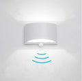 SERDEN LED Hardwired Motion Sensor Light Indoor Wall Sconce, Motion Sensor Wall Light Indoor Sconce Wall Aluminum Modern Wall Sconce for Living Room Hallway Stair 7W Cool White(Not Battery Operated)