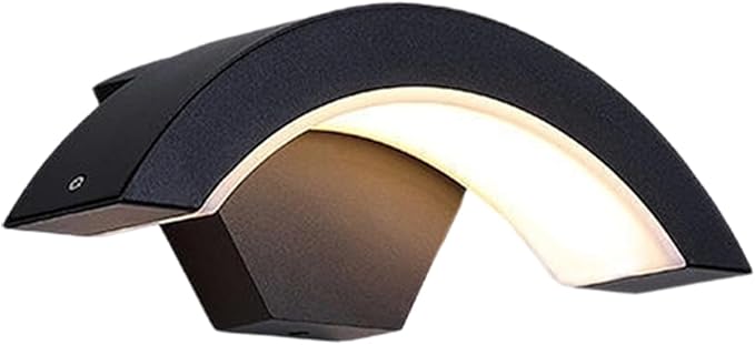 Outdoor Motion Sensor Light | 12W Walkway Wall Arch Sensor Lamp | Backyard Motion Lights | for Porch Garage Patio Garden Walkway Driveway Workshop