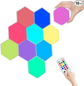 ChenLee Creative Remote Control Hexagonal Wall Lights Smart Touch-Sensitive LED Honeycomb Night Lights DIY Modular Assembled Splicing Modern Wall Lamps Home Decor (10)