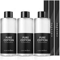 COCODOR Reed Diffuser Oil Refill/Pure Cotton/6.7oz(200ml)/3 Pack/Aroma Therapy, Home Fragrance, Scented Oils, Oils for Reed Diffuser, Office Décor, Decoration