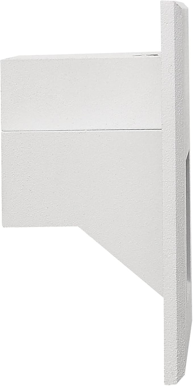 Outdoor Step Lights LED Stair Light Indoor 120V Dimmable, 3000K Warm White 4W 350LM Lights for Stairs, IP66 Waterproof Deck Stairway Lights, Staircase Lighting White Horizontal, 6-Pack