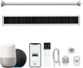 Solar Powered Motorized Roller Shade Motor Kit, 1.5" Tube Retrofit, Built-in 2600mAh Battery, Remote Control Electric Blind Drive for Zebra/Blackout Window, Quiet Copper Core, 5-Year Warranty，1.2N.m