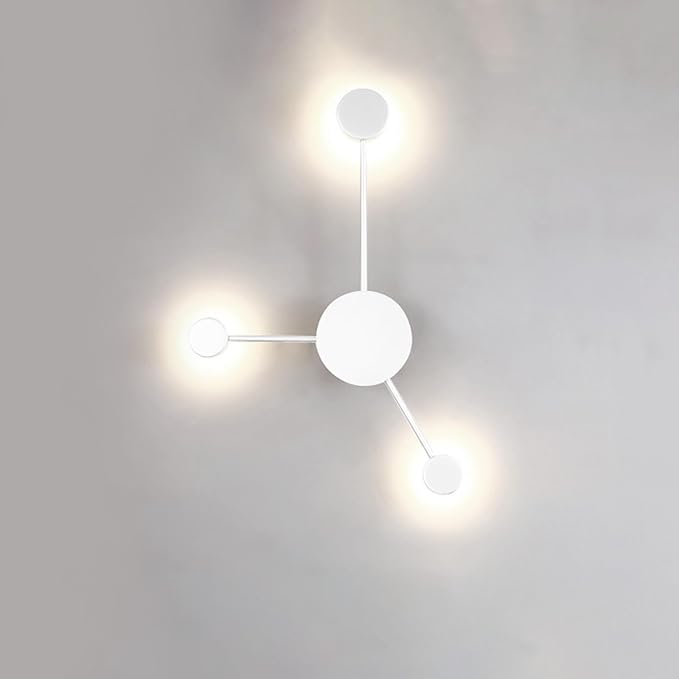 Lights LED Modern Indoor Nordic Circle Background Creatively Decorative Acrylic for Living Room Bedroom