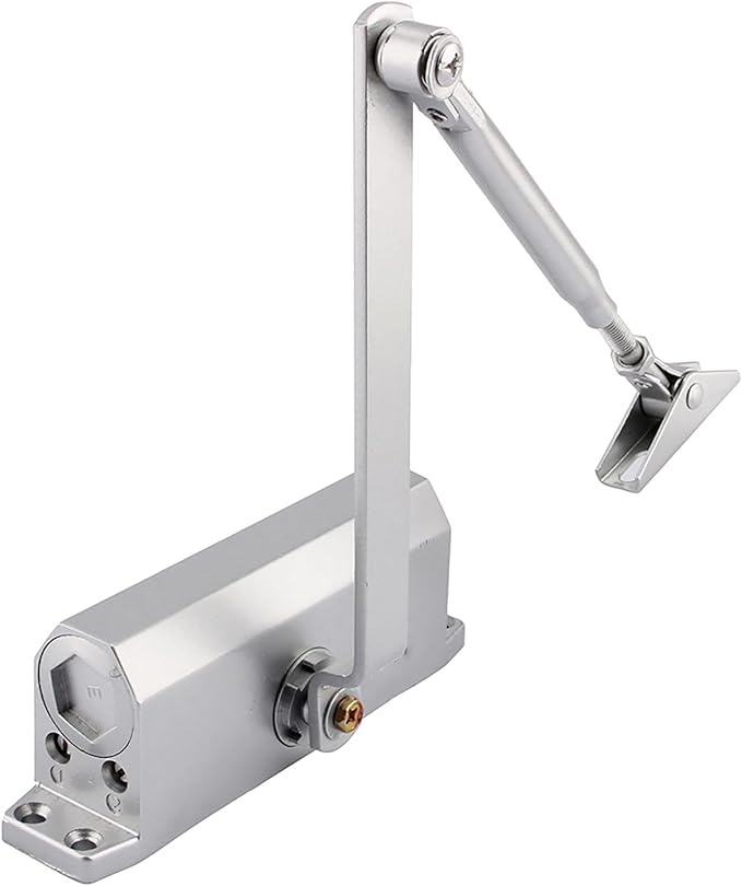 TOPINCN Adjustable Automatic Door Closer, Heavy Duty Door Closer Hydraulic Buffer Spring Closer for Home Positioning