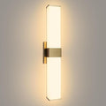 Kalium 24in Modern Wall Sconces, Dimmable Bathroom Vanity Lights, 3000K Warm White LED Indoor Sconces Lighting for Bathroom, Stairs, Living Room, Bedroom. Hardwired.