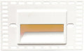 WAC Landscape Lighting, LEDme 120V LED Horizontal Invisible Trim Step and Wall Light 1800K Amber Built-in LED in White