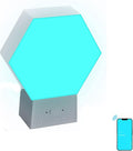 Yescom APP Control Smart LED Light Panels Hexagon Smarter Plus Kit Works Alexa, Google Assistant Hexagonal Modular Voice Music Control Dynamic Lamp for Gaming Room Home Bar Party Decor