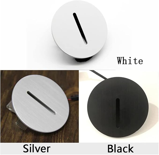 TTPP 1W LED Recessed Wall Lamp Stair Light AC85-265V Step Light Indoor Recessed Staircase Lamp Stairway Corridor Wall Foot Lamp Sconce Lights-CoolWhite-Black