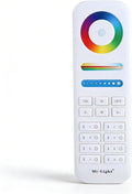 LED Bulbs light 2.4G 8-Zone Remote Controller for RGB+CCT LED Bulbs Strip Lights