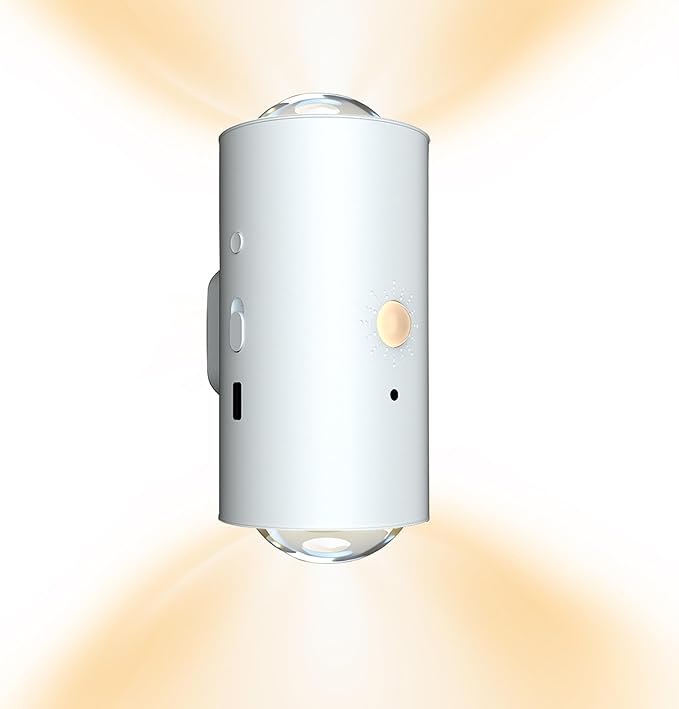 Motion Sensor Wall Light, RGB LED Wall Light with Remote Control, 16 Colors Brightness Adjustable, Wall Sconces Battery Operated Indoor, Wall Sconce for Hallway, Bedroom, Stairs, Living Room