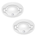 Energetic 4.7 Inch Motion Sensor Closet Ceiling Lights, LED Under Cabinet Lights Wired, Flush Mount Ceiling Lighting Fixtures for Bedroom, Kitchen, Hallway, Wet Location, 120V, 4000K, White, 2 Pack