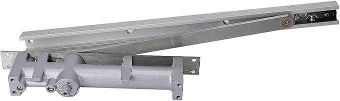 Superior Zinc Alloy Adjustable Automatic Door Closer, HeavyDuty Hydraulic Spring, Ideal for Commercial and Residential Use, Enables 90-Degrees Door Closure