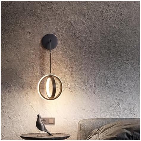 Modern Minimalist LED Wall Sconce - Stylish Indoor Decor for Living Room, Bedroom, and Bedside - Elegant Background Lighting for Home Decoration