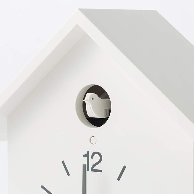 Muji Cuckoo Clock, White, Large