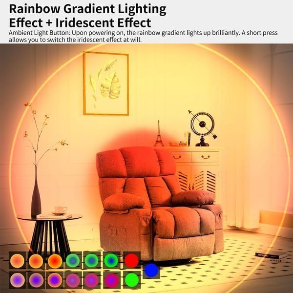 Rechargeable LED Wall Lamp Magnetic Motion Sensor Dimmable Stick on Night Light for Bedroom Closet Under Cabinet Lighting (4, White)