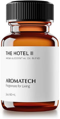 AromaTech The Hotel II Aroma Essential Oil Blend: Luxury Hotel Inspired Aromatherapy with Lemon, Lavender, Peach & Pine for Ultrasonic Diffusers & Nebulizers (60 mL, The Hotel II)