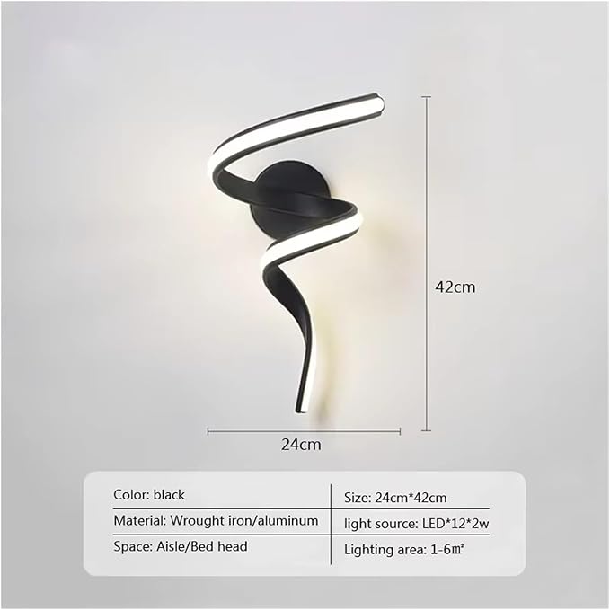 Modern Minimalist LED Wall Light Home Indoor Decor Wall Sconce for Living Room Bedroom Bedside Lusters Backgroud Light Decoration,Simple