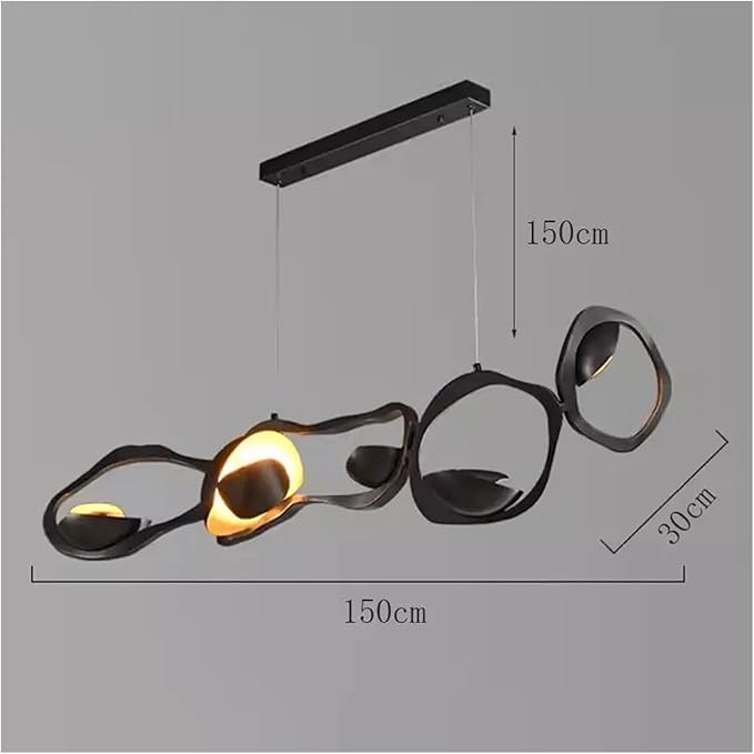 Modern Home Decor Led Lights Pendant Light Lamps for Living Room Chandeliers for Dining Hanging Indoor Lighting,Modern LED Chandelier(RC Remote dimming,Length 150)