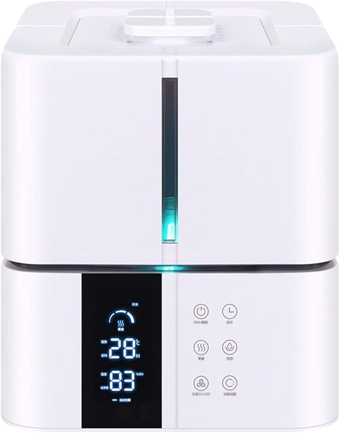 Large Water Tank Capacity Quiet Ultrasonic Humidifier, 5L Humidifiers For Baby Bedroom Home, 1-8H Timer And Waterless Auto Shut-Off, Air Humidifier With Remote Control Hu