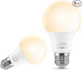 LUXON Motion Sensor Light Bulb,9W Smart Bulb Radar Dusk to Dawn LED Light Bulbs,E26 Base Indoor Sensor Night Lights Soft White 2700K Outdoor Motion Sensor Bulb Auto On/Off 2 Pack