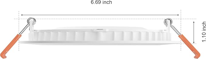 Philips Hue Smart Slim 6 Inch LED Downlight - White and Color Ambiance Color-Changing Light - 1 Pack - 1200LM - Indoor - Control with Hue App - Works with Alexa Google Assistant and Apple Homekit