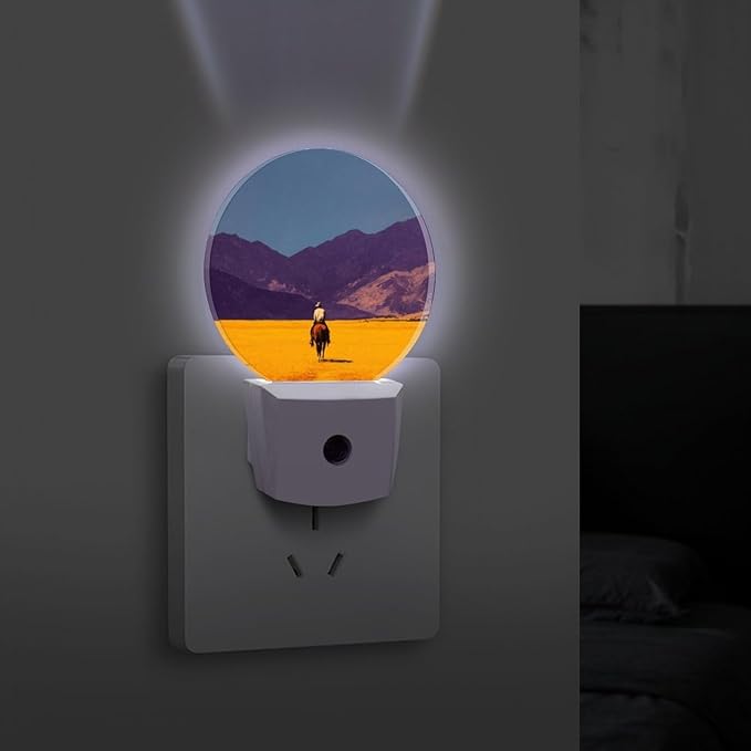 Plug in Night Light with LED & Smart Light Sensor, Stratum Auto-On/Off Night Lights Plug Into Wall for Bedroom, Bathroom, Hallway, Stairway