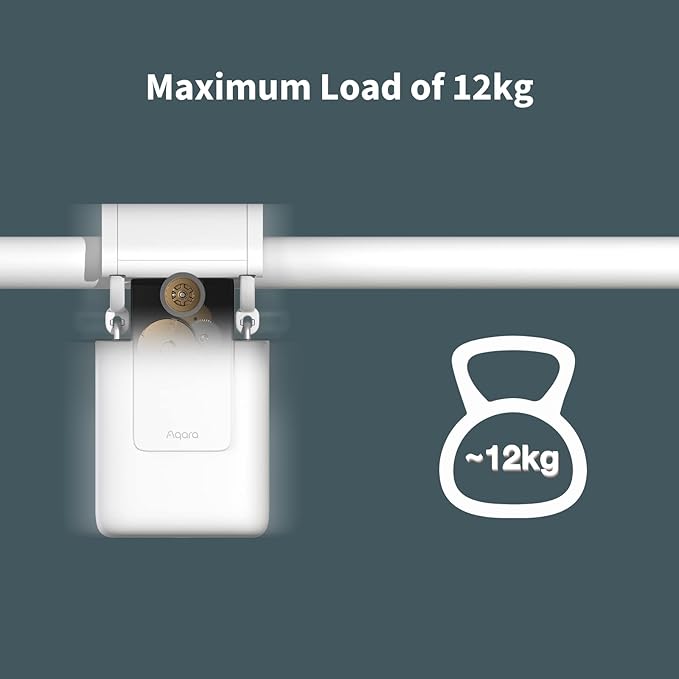 Aqara Smart Curtain Motor E1 Plus Aqara Smart Hub E1 (2.4 GHz Wi-Fi Required), Electric Curtain Driver for Home Automation, Support HomeKit, Alexa, Google Assistant and IFTTT (Track Version)