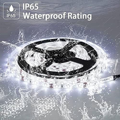 RV Awning Lights, 12V 16.4FT White Camping Awning Lights, Motorhome Travel Trailer Food Trucks Van Waterproof Canopy Led Strip Lighting, RV Exterior Underglow Light