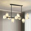 Pendant Lights Nordic Smart Home Decoration Pendant Light, Living Room Dining LED Indoor Lighting(Cold White,Blacks 10heads)