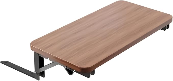 Bedside Shelf Table - Foldable Nightstand Organizer Desk, Floating Bedside Storage Platforms, Space Saving Room Accent | Convenient Bed Accessory for Home Bedroom Hotel Apartment Rental College
