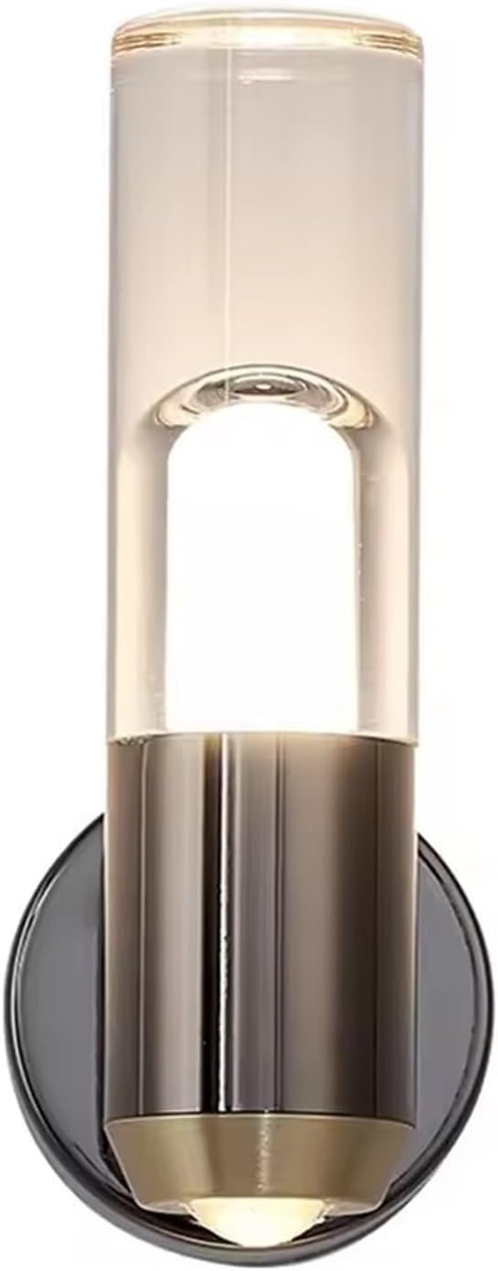 Modern Minimalist LED Wall Lamps, Transparent Ambient Lighting in Bedrooms, Background Decorative Fixtures