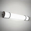 ASD LED 36" Vanity Flush Mount Light Fixture, Linear Bathroom Lighting Bar | 3CCT, Dimmable, Energy Star, ETL Listed | 30W 2650LM 3000-5000K 120V | Long Tube Bath Wall Sconce Over Mirror | Black