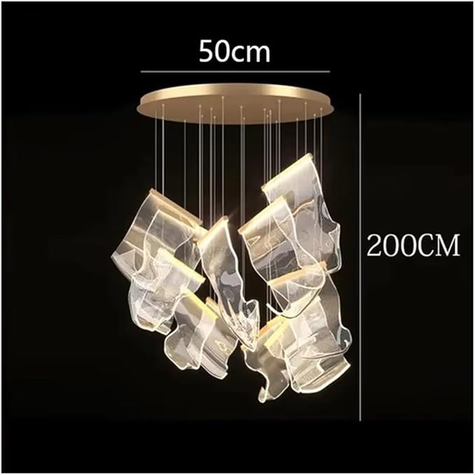 Nordic Home Decoration Modern and Simple Led Pendant Light for Stair,Living Room and Dining Room APP Control Ceiling Light,for Home Decor