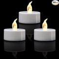 KOABY 100 Pack Warm White LED Tea Lights, Last 100H+, Flickering Flameless Battery Operated Tea Lights for Decor