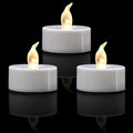 KOABY 400 Pack Warm White LED Tea Lights, Last 100H+, Flickering Flameless Battery Operated Tea Lights for Decor