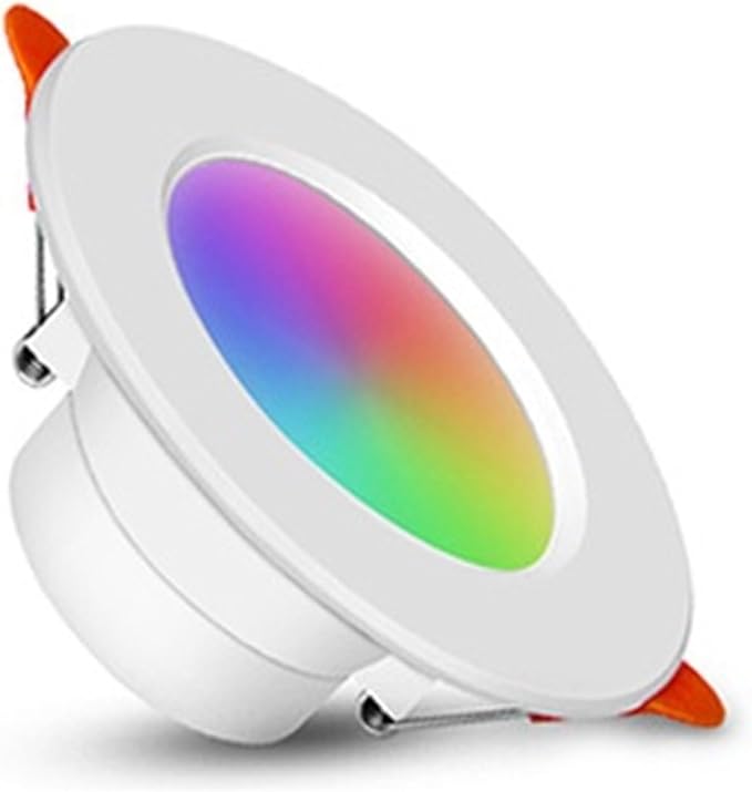 LED Downlight Tuya Smart WiFi Ceiling Light Dimmable RGB+CW+WW Spotlight Lamp Voice Control(1 Piece,15W)